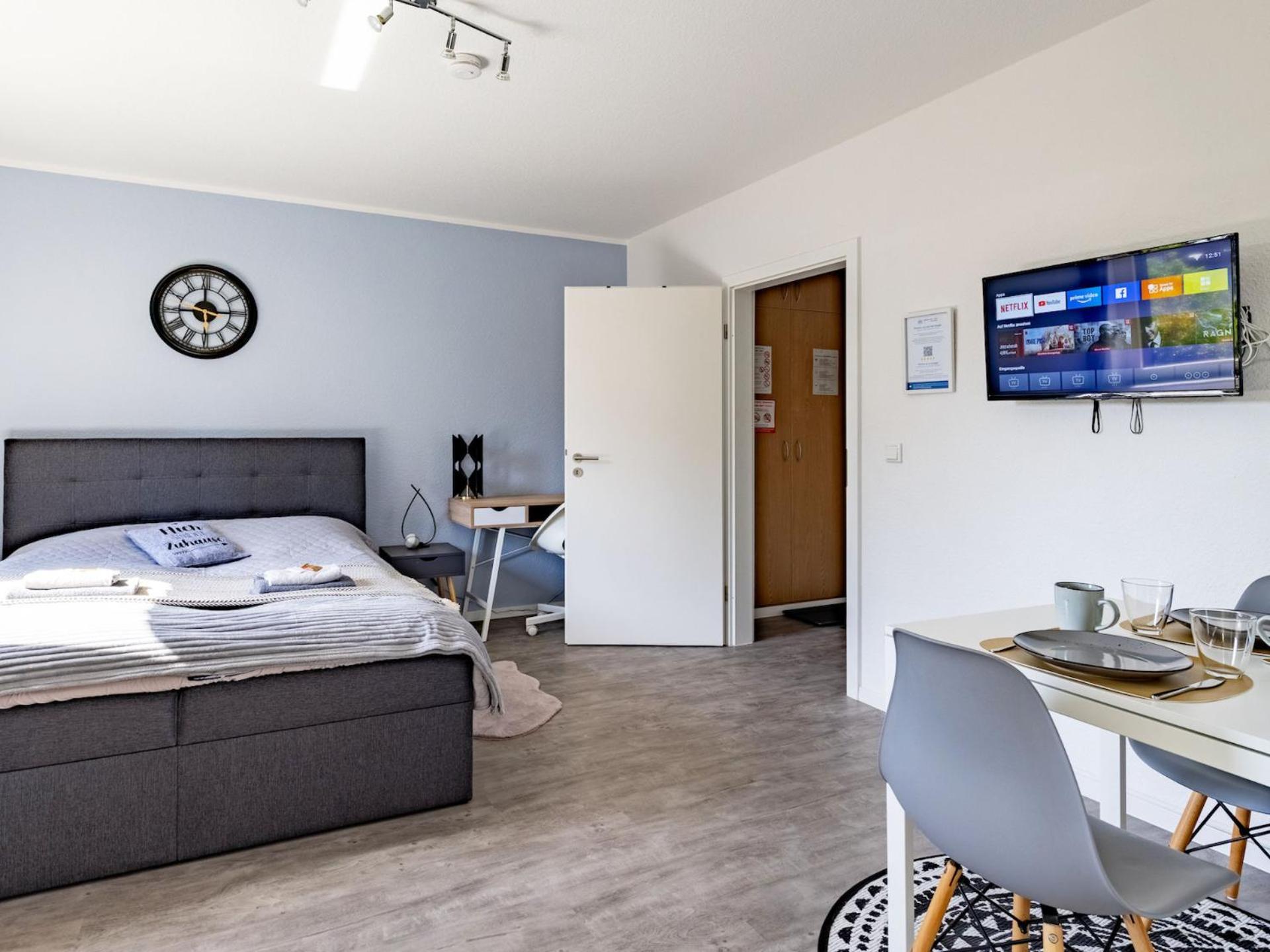 Vaz Apartments E01 Kueche, Tv, Netflix, Ca 15 Min Messe U Hbf เอสเซน ภายนอก รูปภาพ